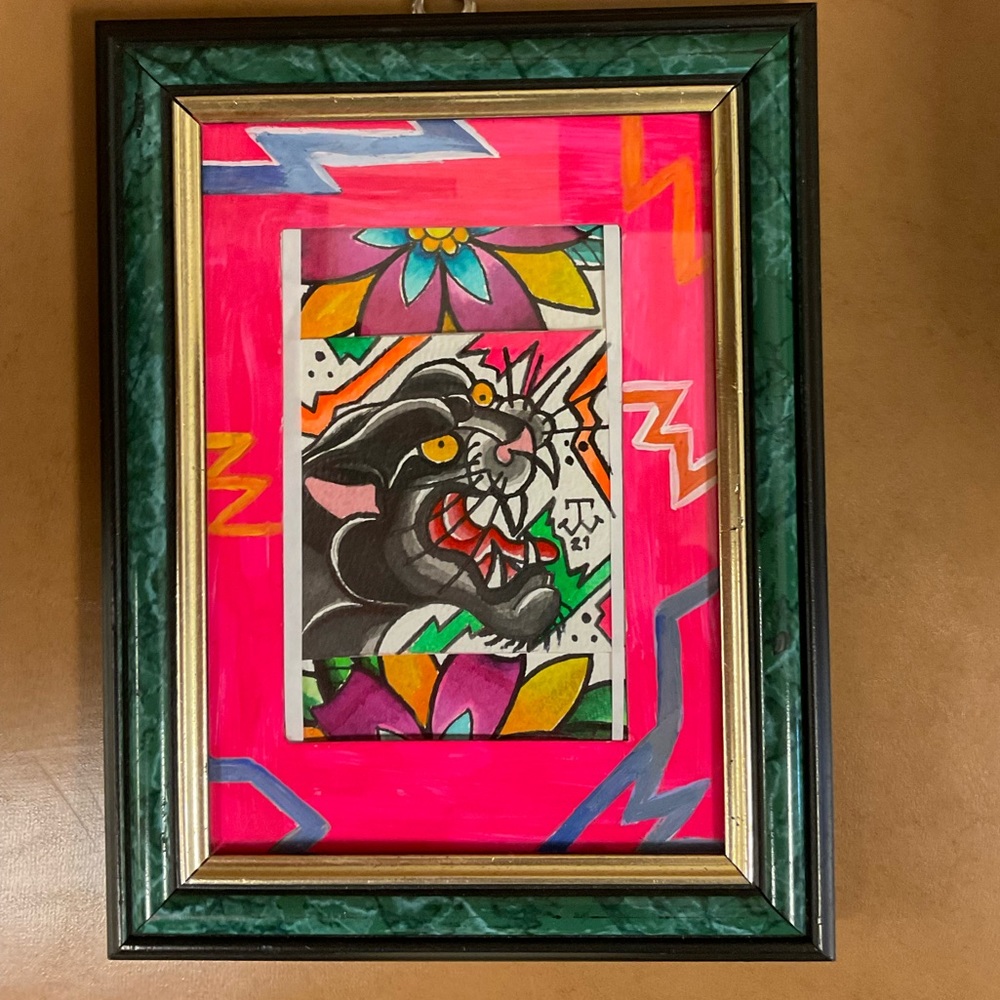 Original painting 8inch x 6inch frame